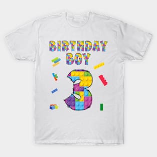 3rd Happy Birthday Boy Gift T-Shirt